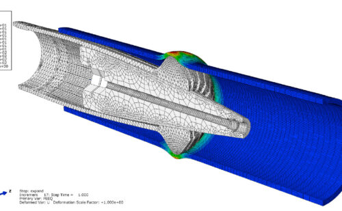 Finite Element Analysis of Localized Casing Expansion (LCE) technology